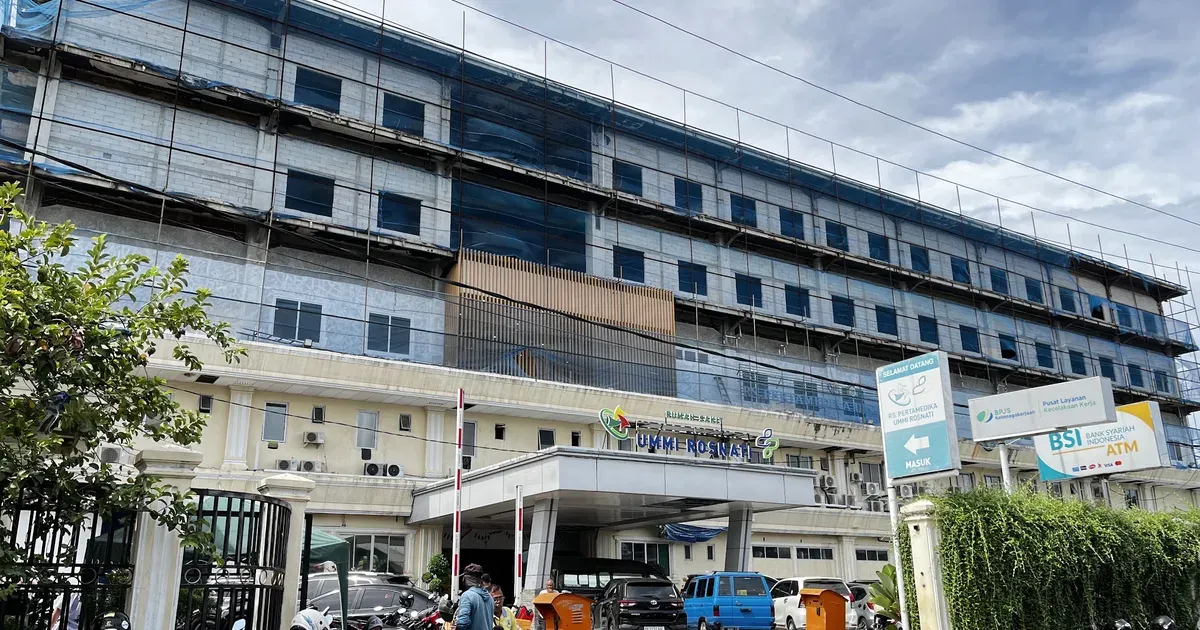 Tampak depan gedung RS Pertamedika Ummi Rosnati (RSPUR) di Banda Aceh
