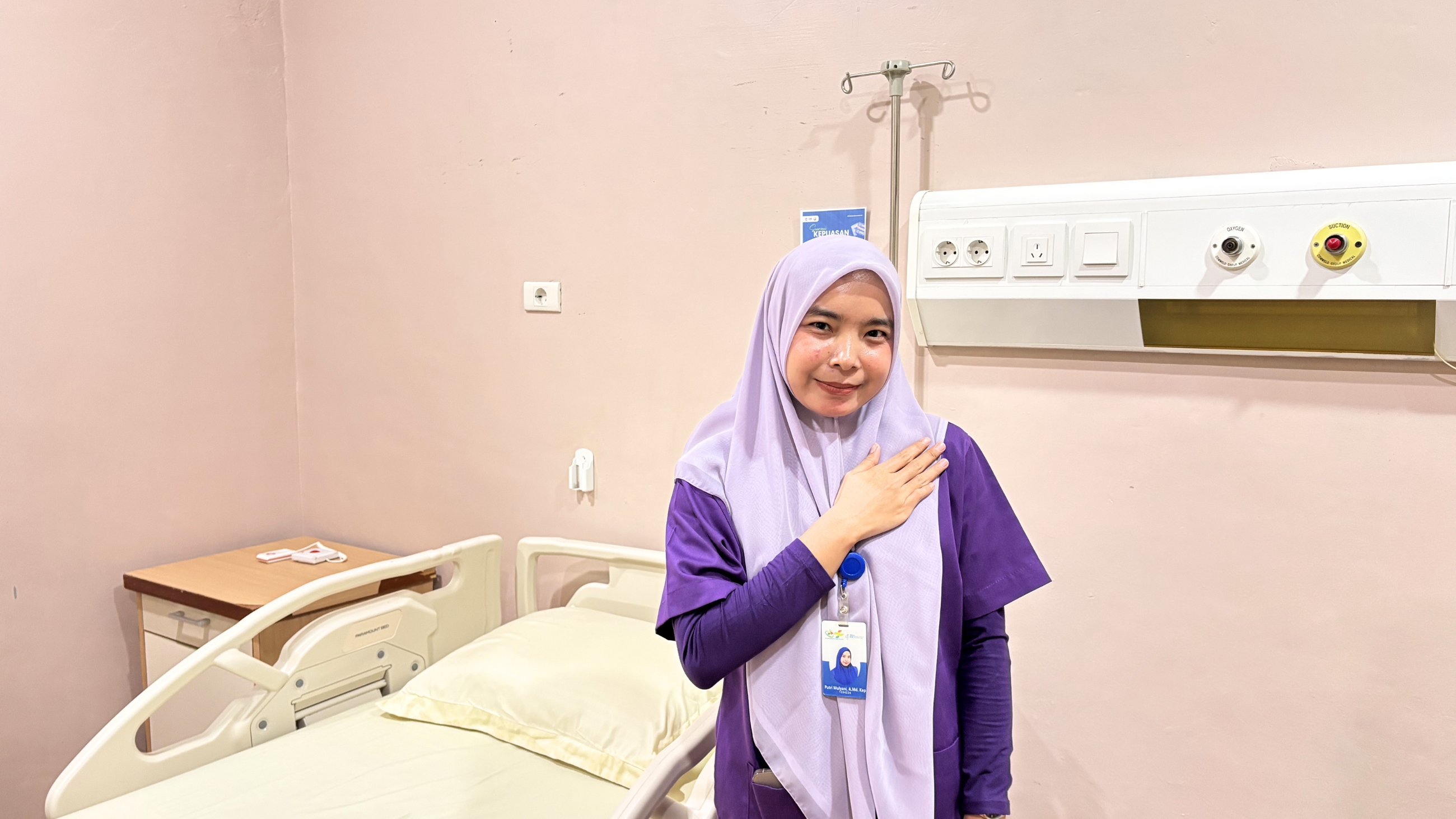 Ruang rawat inap RSPUR di Banda Aceh (foto: ganti dengan foto asli kamar rawat inap).